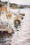 Anders Zorn vagskvalp USA oil painting artist